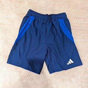 Dark blue adidas Tiro Comp soccer shorts - youth L -